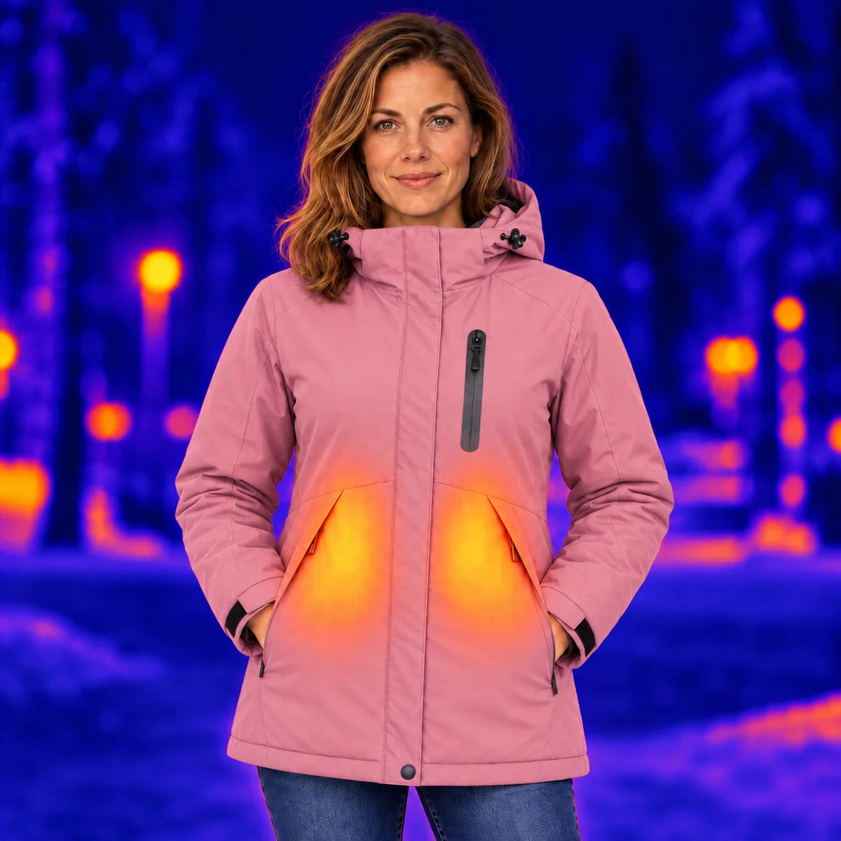 PyreFit Traverso in rosa – calore in inverno