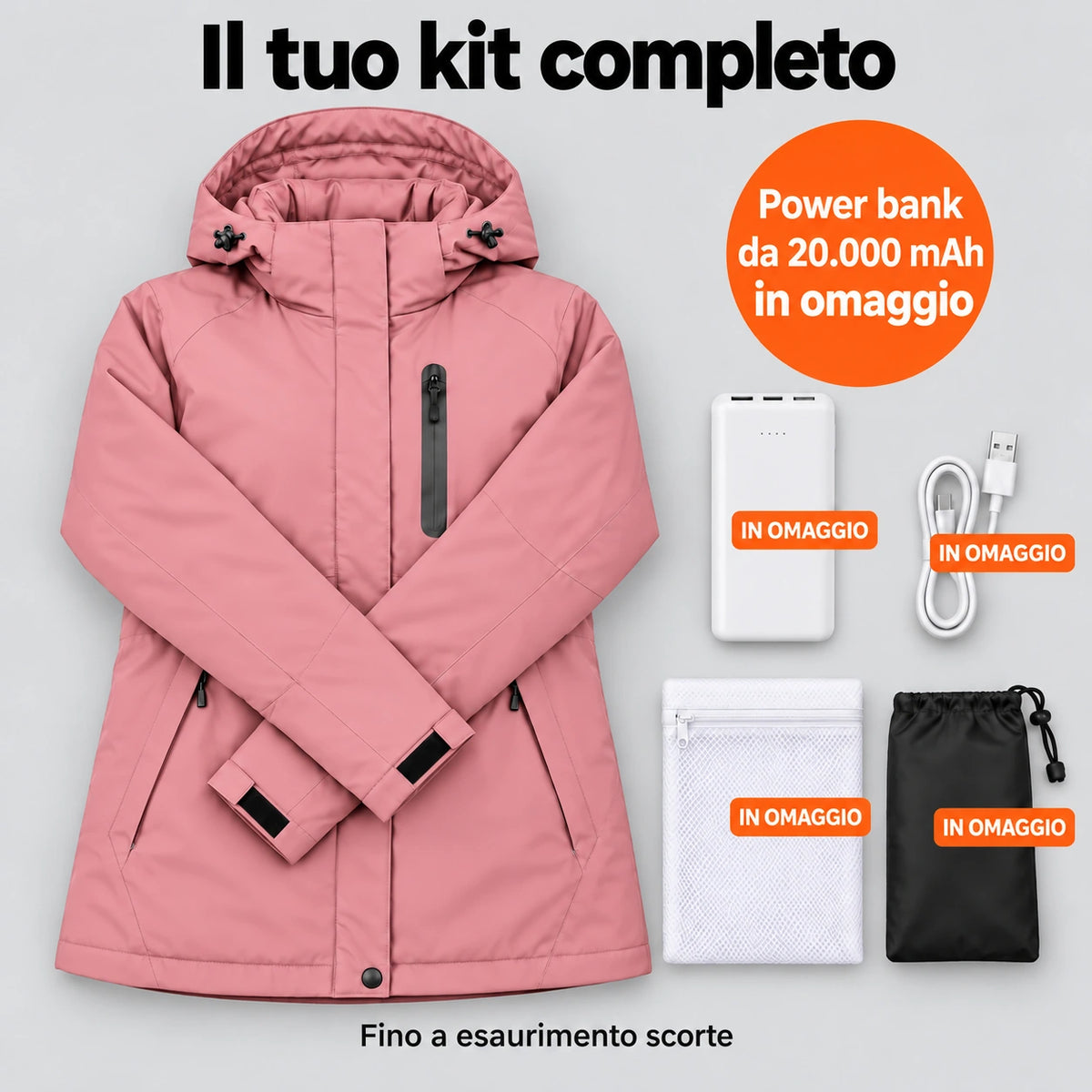 PyreFit Traverso in rosa – set completo