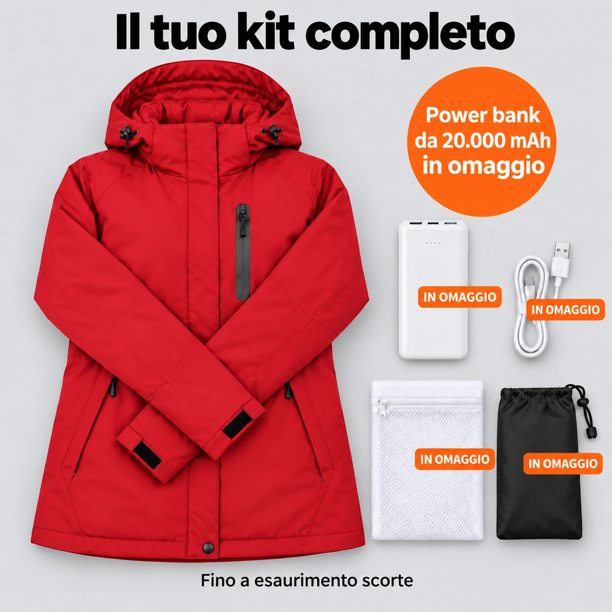 PyreFit Traverso in rosso – set completo