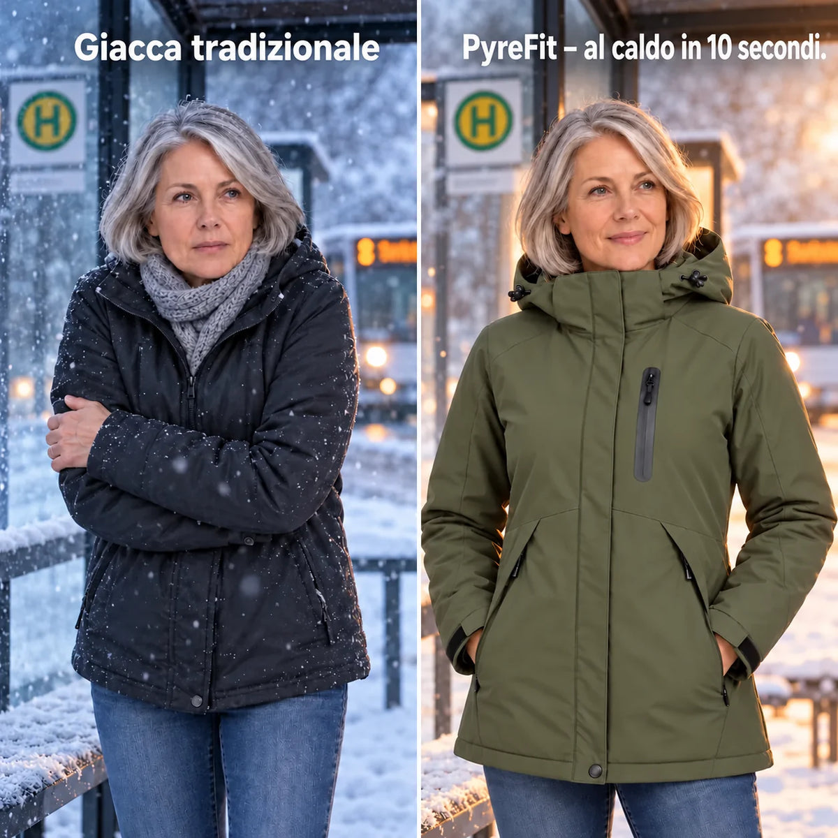 PyreFit Traverso in kaki – confronto