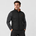 Gilet sportivo riscaldato da uomo PyreFit Ventaro, vista frontale sul modello