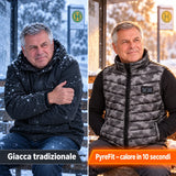 Confronto: giacca invernale classica e Piloto con riscaldamento
