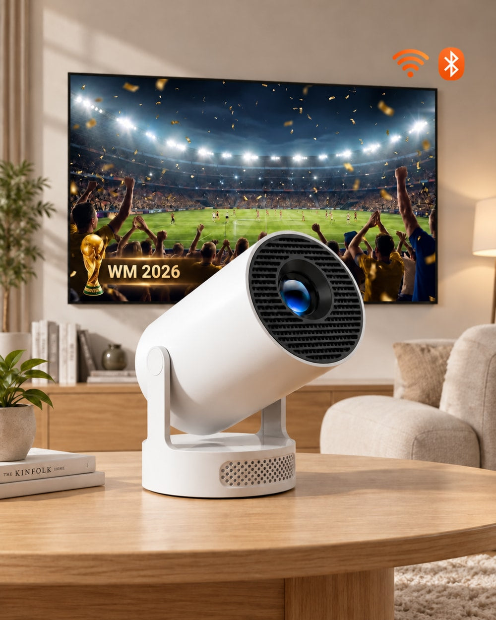 Mini Beamer – Fussball im Heimkino