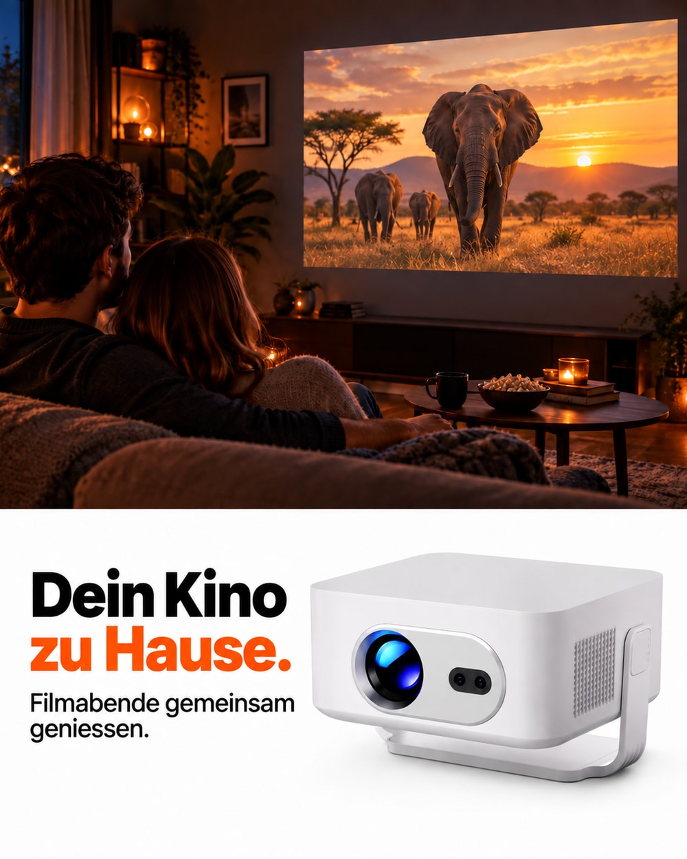 Mini-Beamer – Filmabend zu Hause
