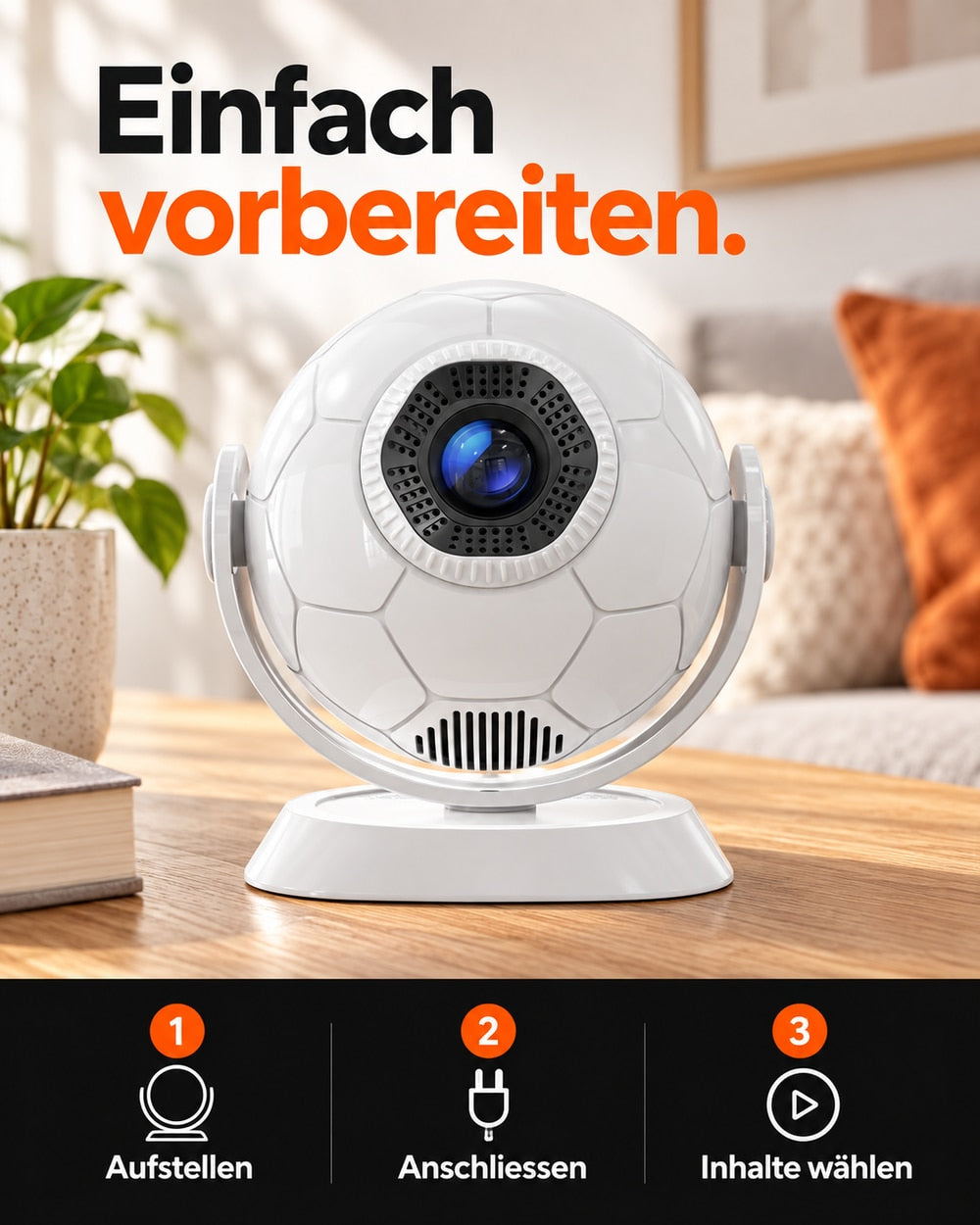 Mini-Beamer – Einrichtung