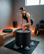 Vasca per bagno di ghiaccio da casa – vasca portatile per la tua routine in acqua fredda – immagine del prodotto 3