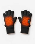 Beheizbare fingerlose Handschuhe – Schwarze fingerlose Handschuhe als Paar