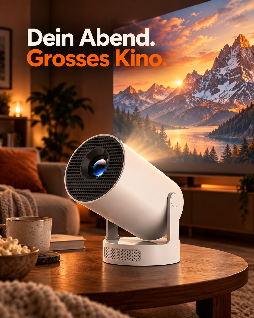 Mini-Beamer – Filmabend zu Hause
