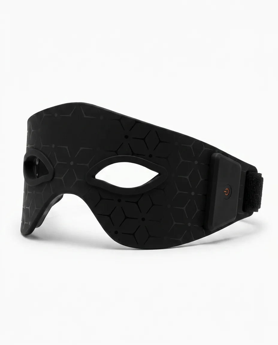 LED-Augenmaske mit Rotlicht – Schwarze Farbvariante