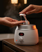 Massageöl-Wärmer mit Display – Hand dosiert Öl aus dem Pumpkopf