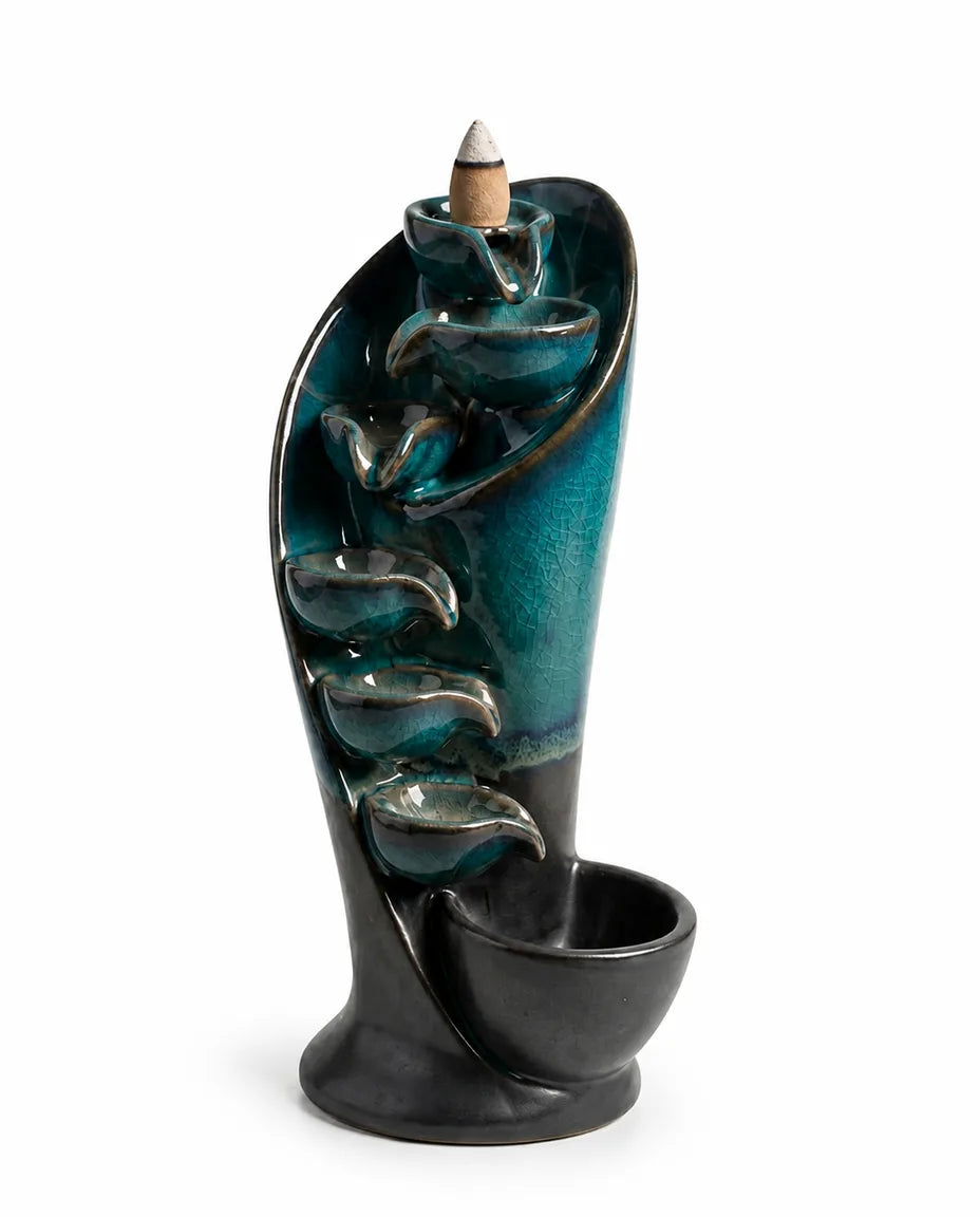 Fontana d'incenso in ceramica – coni a riflusso per un'atmosfera tranquilla – immagine del prodotto 10