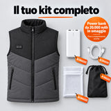 Set completo: Sherpor, power bank da 20.000 mAh, cavo di ricarica, sacchetto per il bucato e borsa