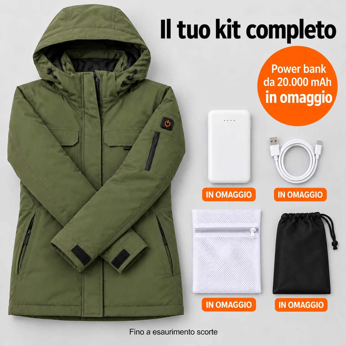 PyreFit Terrano – Parka riscaldato da donna
