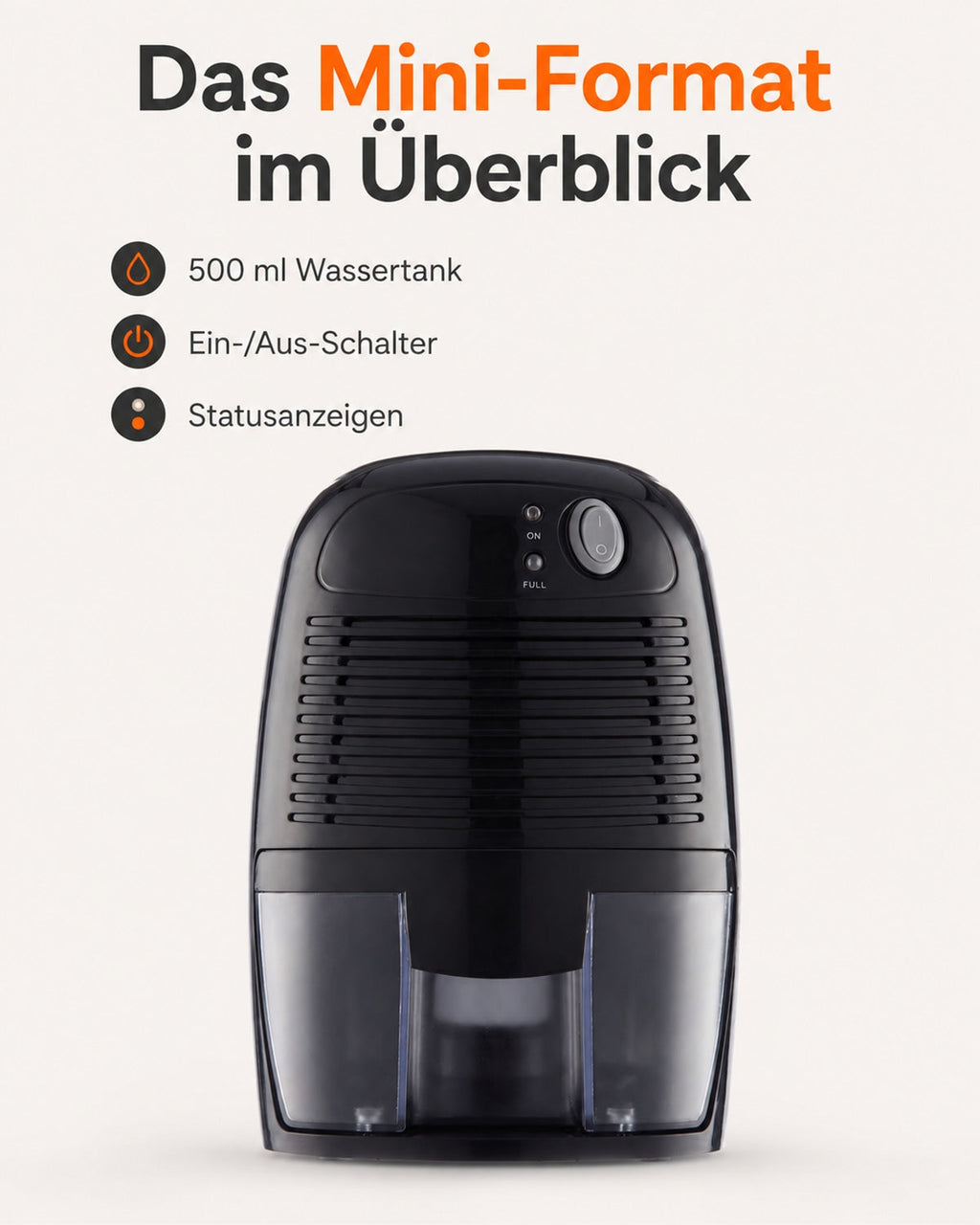 THANKSHARE Mini-Luftentfeuchter – Ausstattung im Überblick