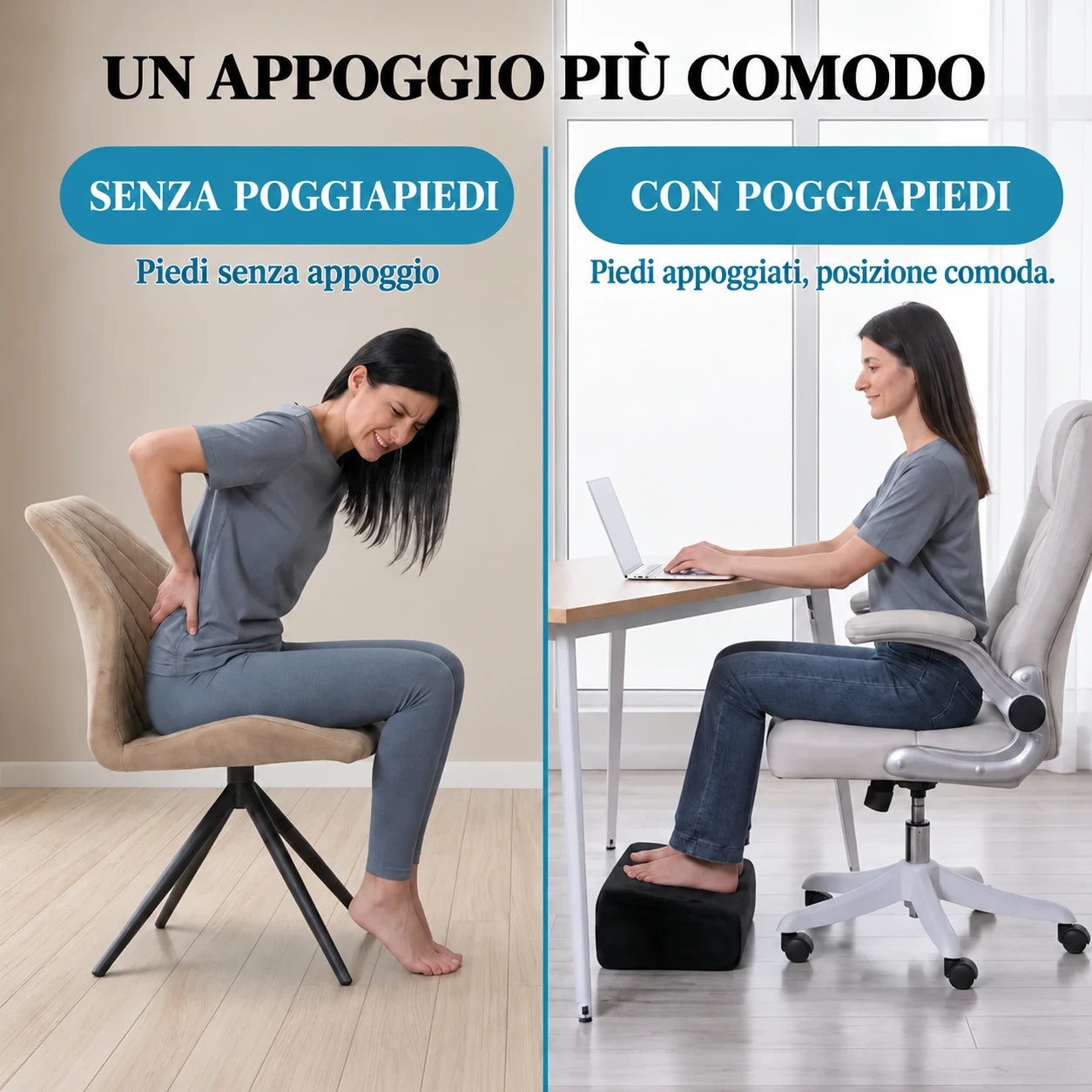 Il comfort dipende anche dalla postazione