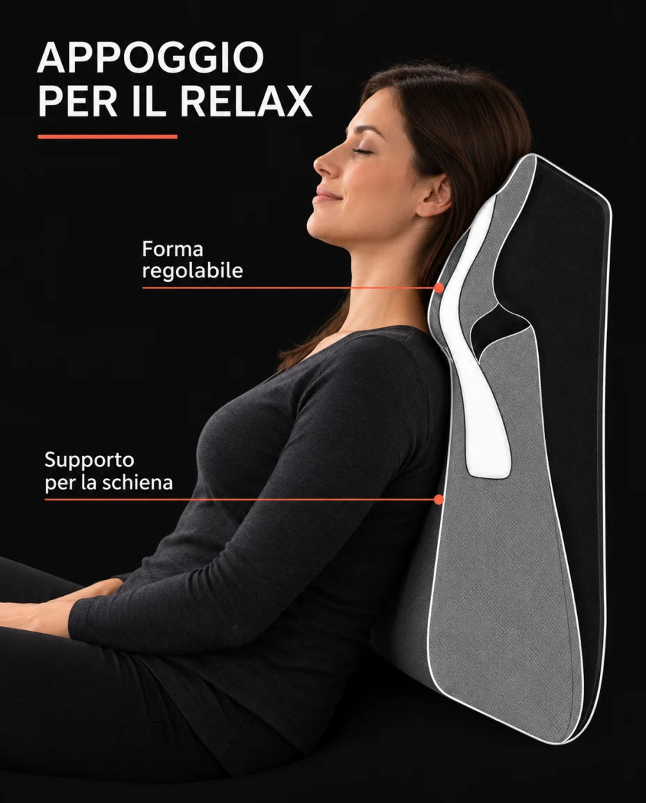 Sagomato per sostenere comodamente il collo