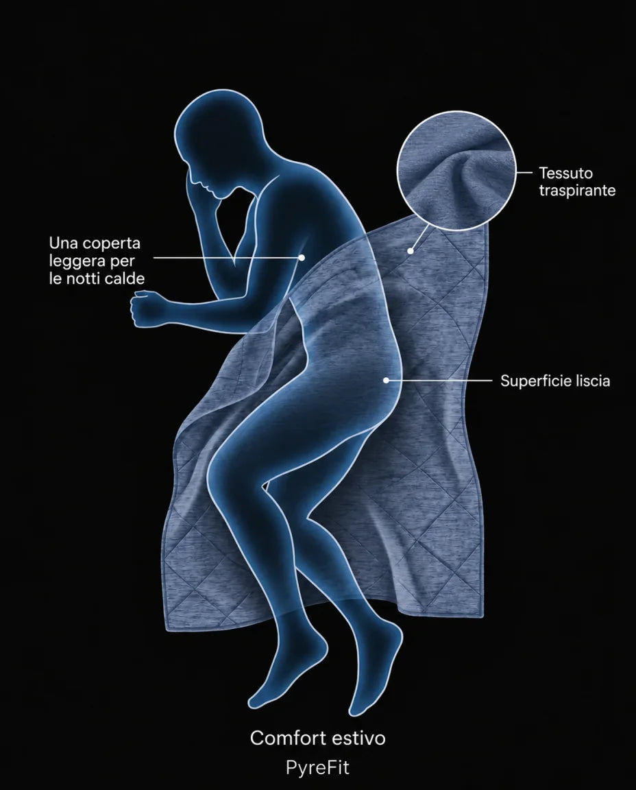 Una coperta leggera per le notti calde