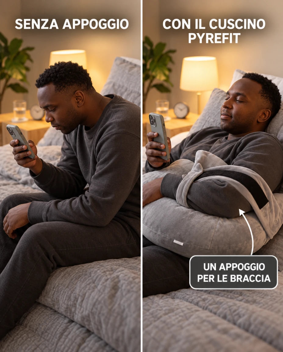 Un appoggio per braccia e telefono