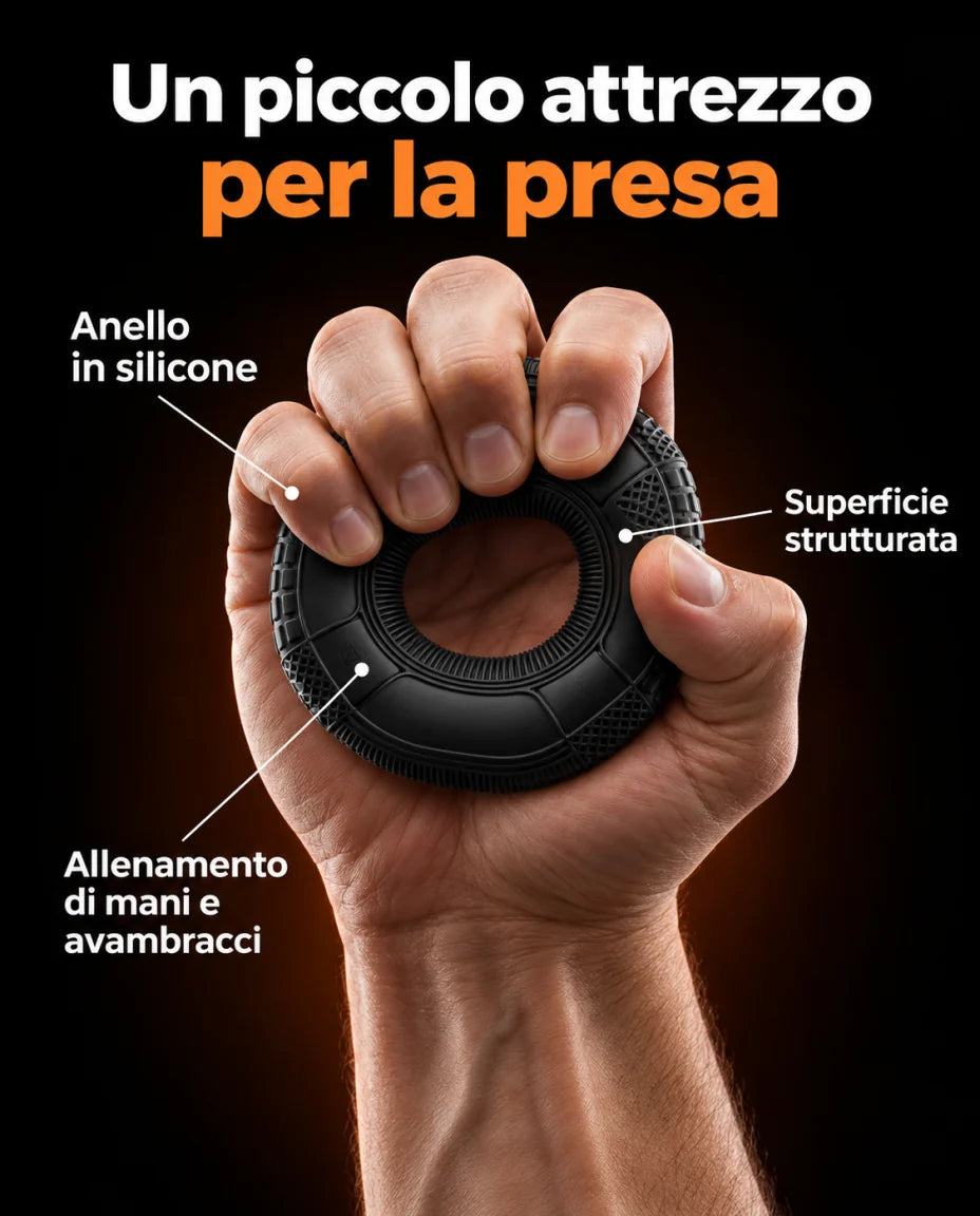 Un piccolo attrezzo per allenare la presa