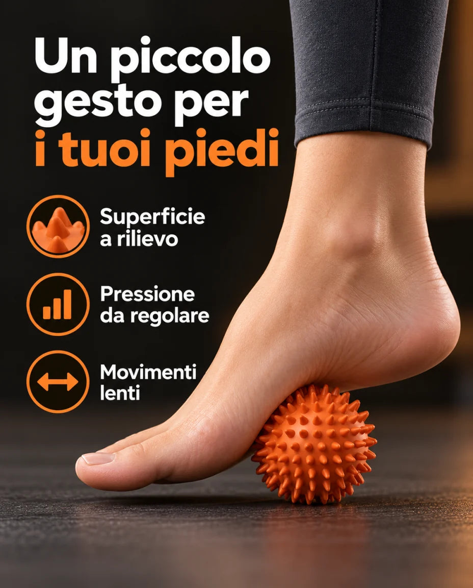 Un piccolo massaggio sotto i piedi