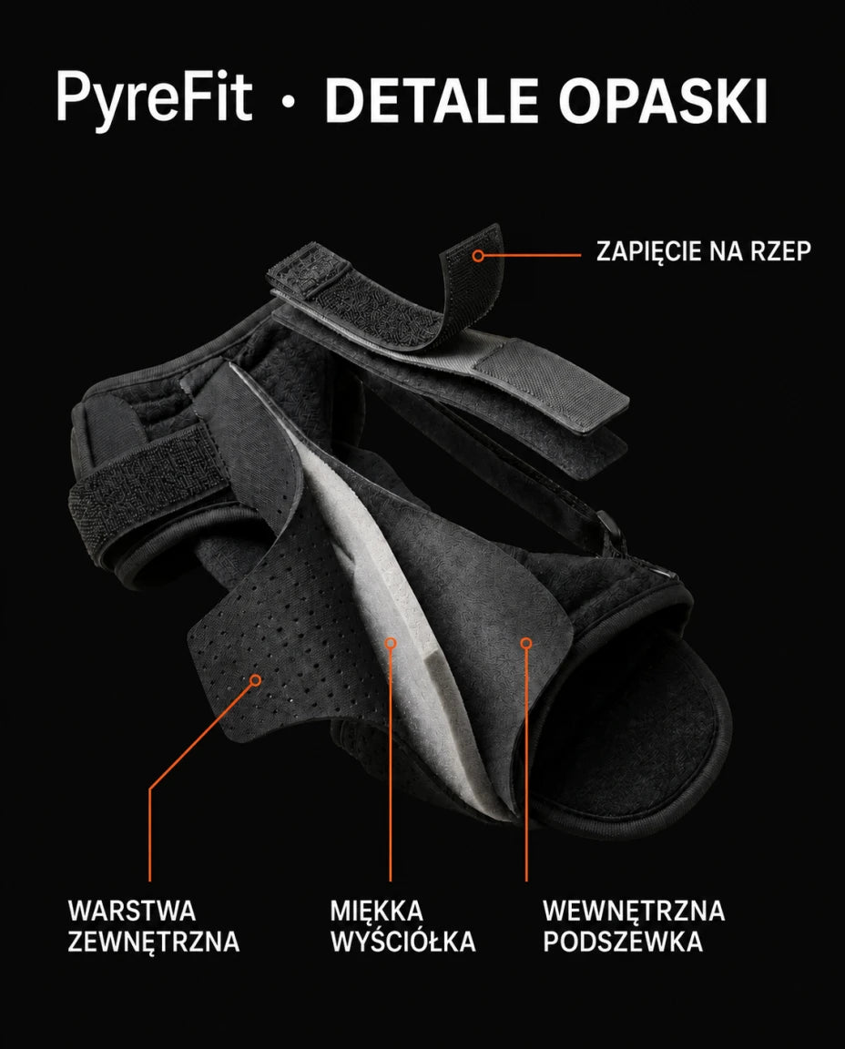 Opaska wymagająca uważnego dopasowania