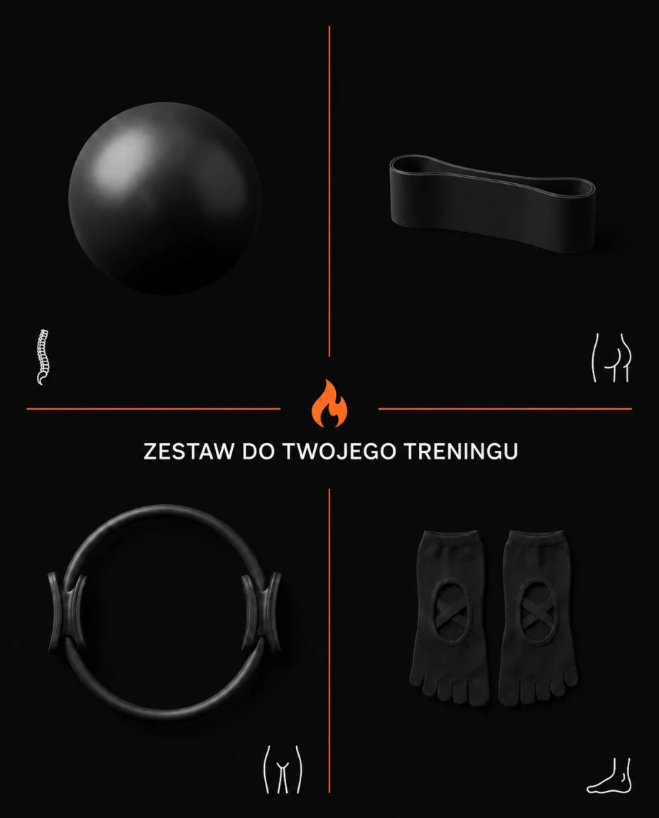 Kompaktowy zestaw do urozmaicenia ćwiczeń
