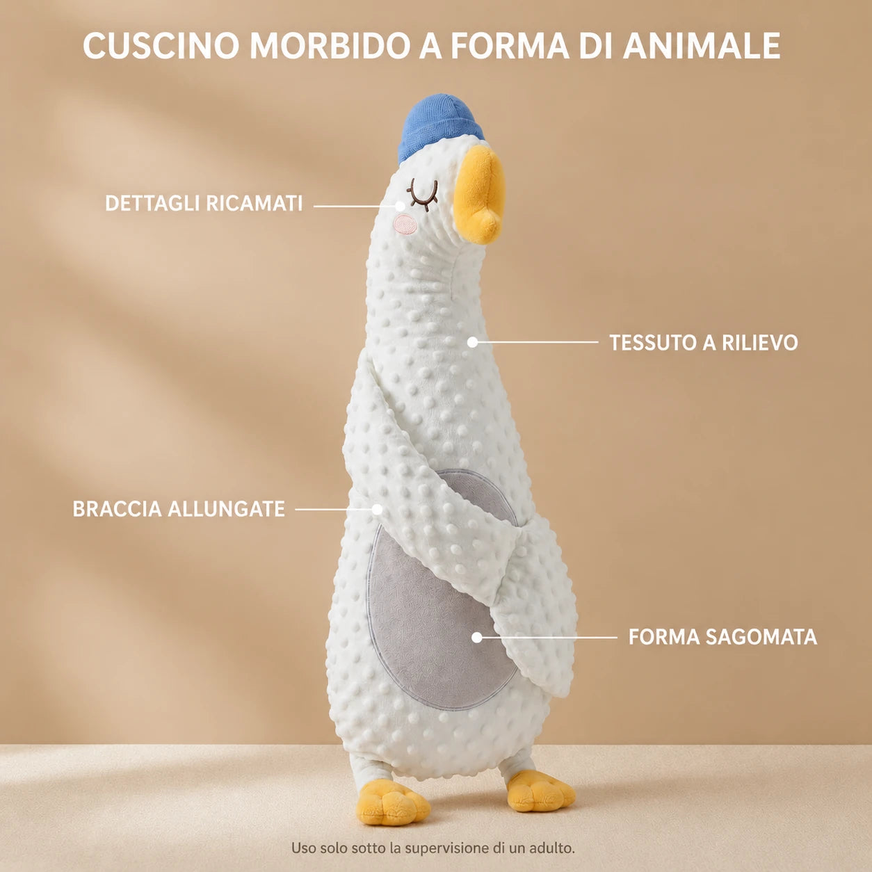 Soffice e piacevole al tatto