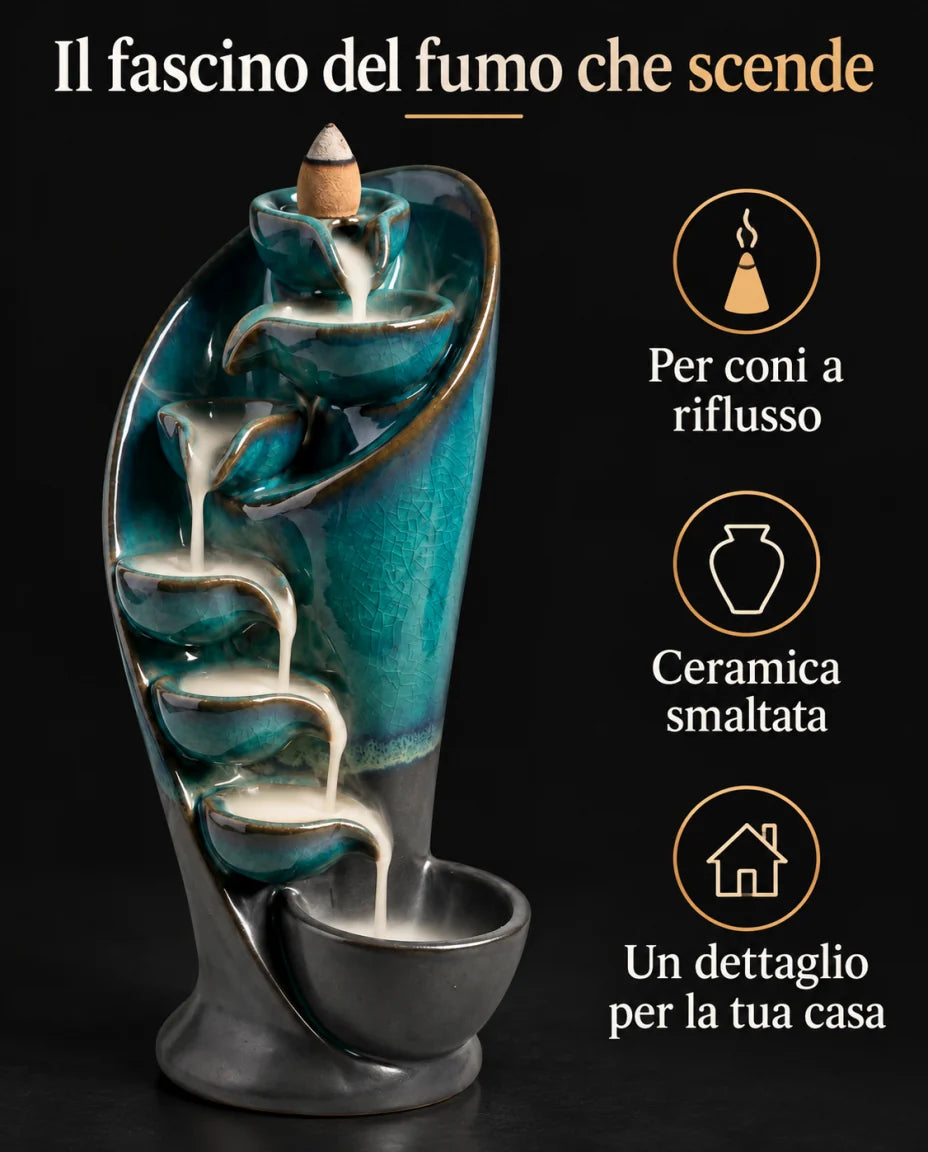 Una pausa davanti al fumo che scende lentamente