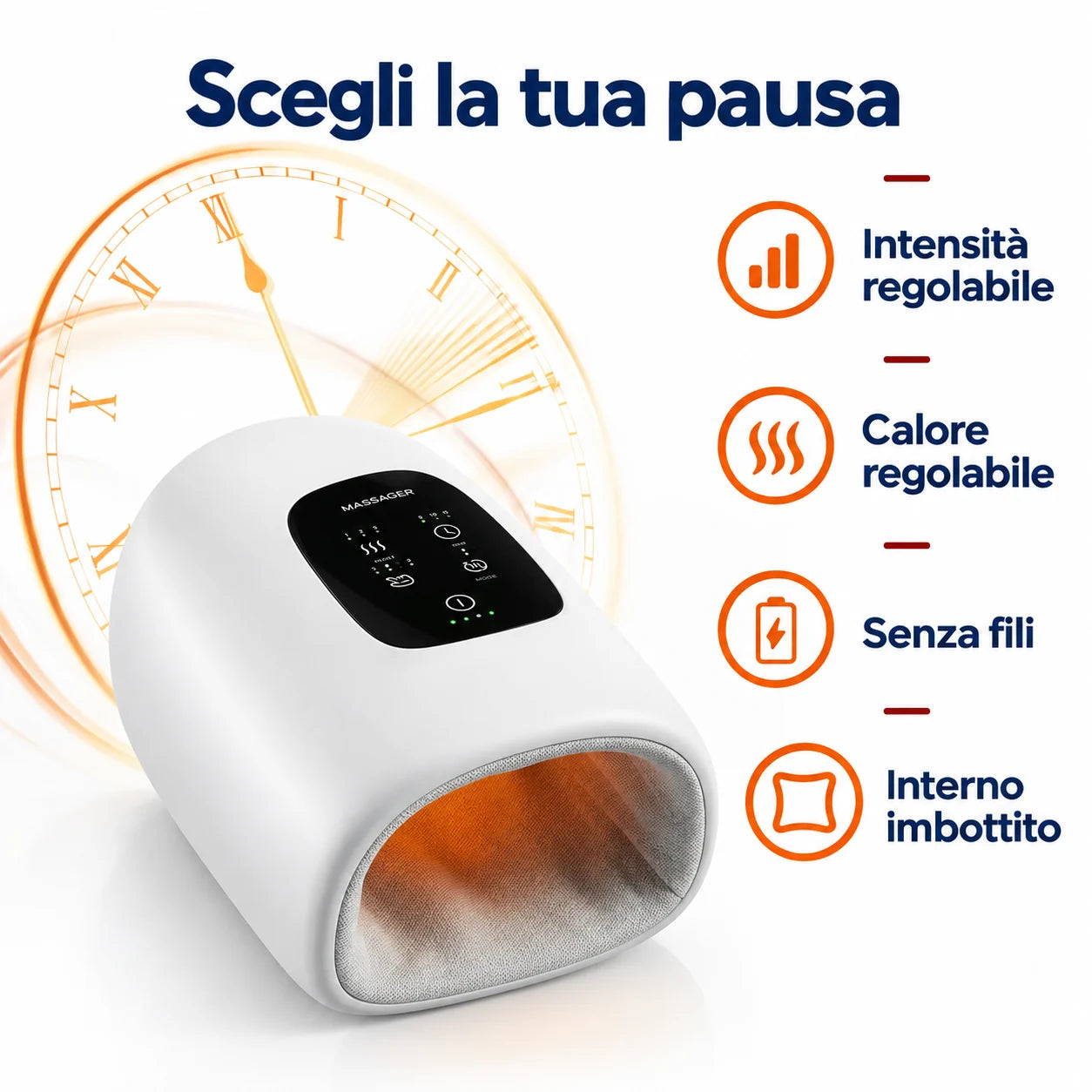 Regola il calore secondo le tue preferenze