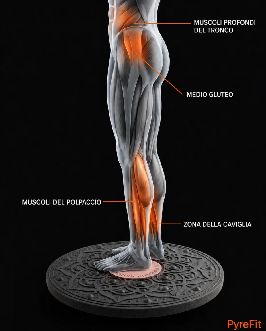 Un allenamento dedicato all’equilibrio