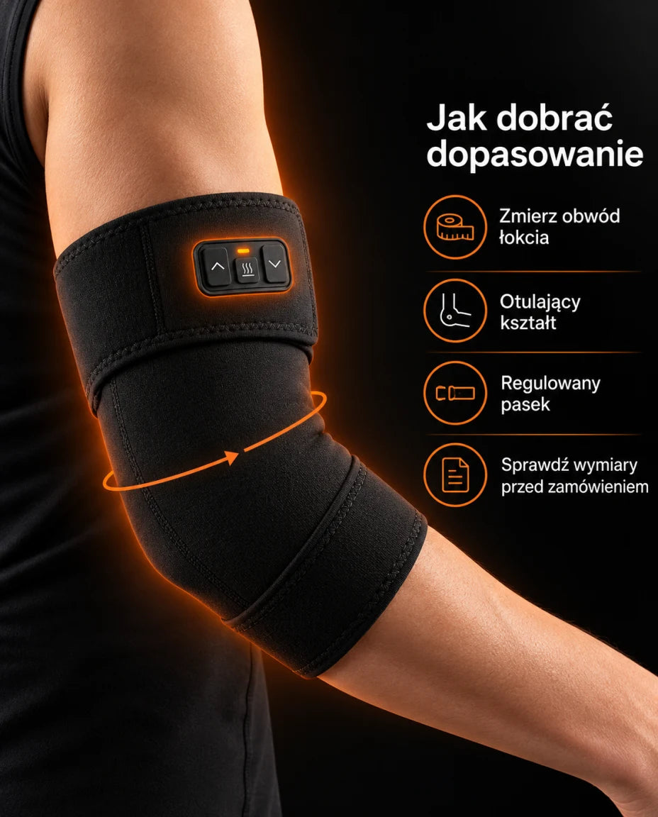 Opaska grzewcza na łokieć – Jak dobrać dopasowanie