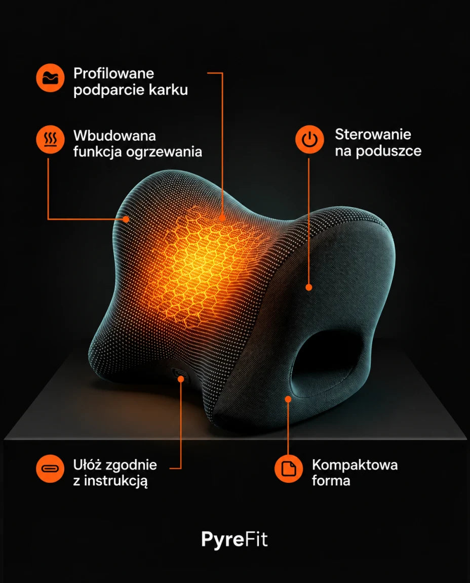 Poduszka grzewcza pod kark – Profilowane podparcie karku