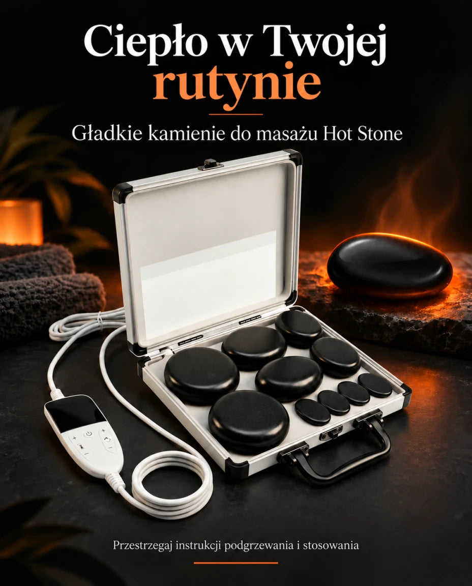 Gładkie kamienie do rutyny Hot Stone