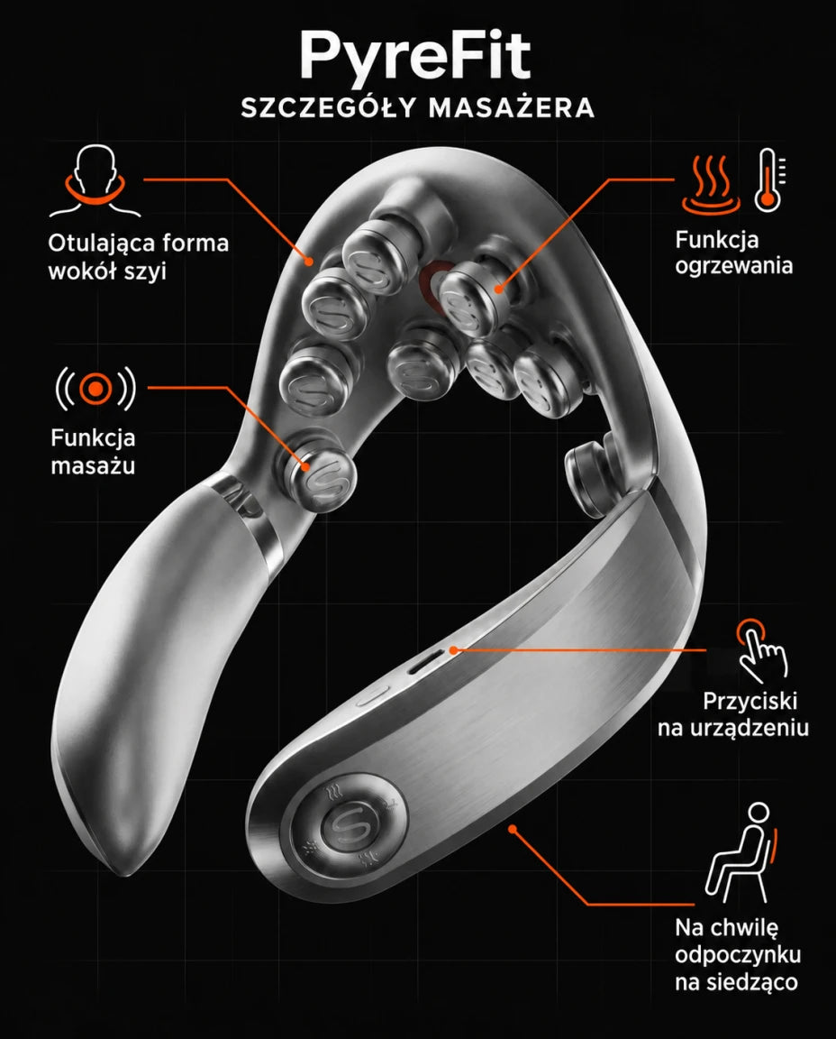 Masażer szyi z ogrzewaniem — Szczegóły masażera