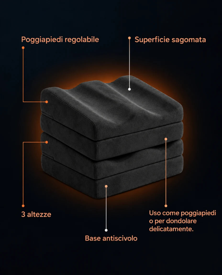 Poggiapiedi regolabile