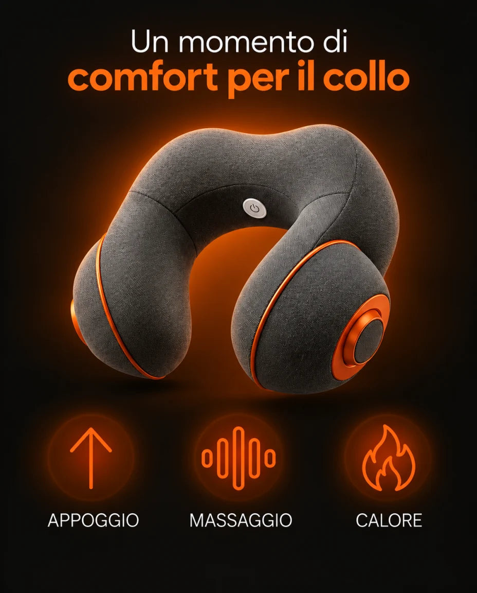 Un momento di comfort per il collo