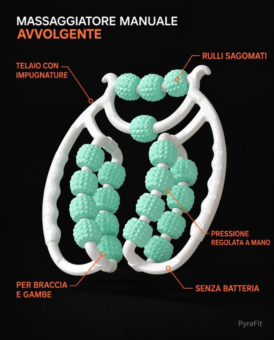MASSAGGIATORE MANUALE AVVOLGENTE