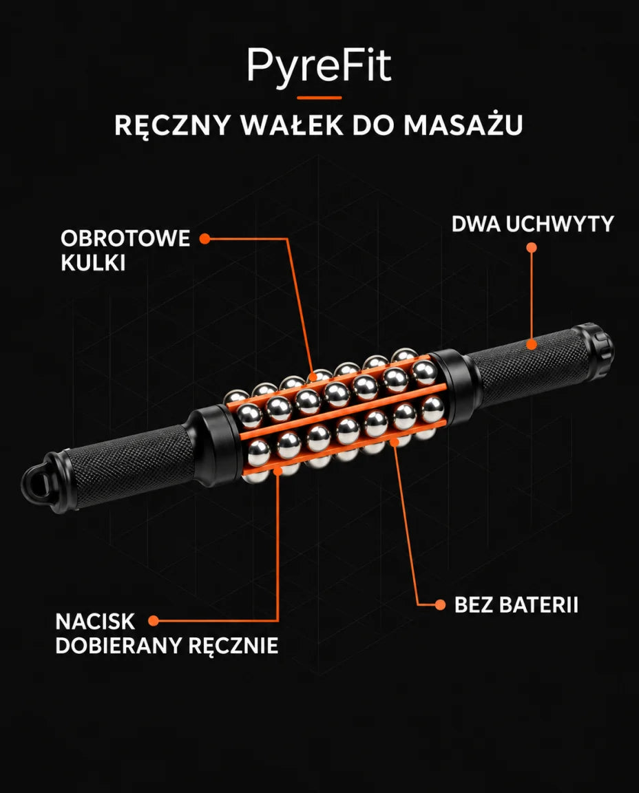 RĘCZNY WAŁEK DO MASAŻU