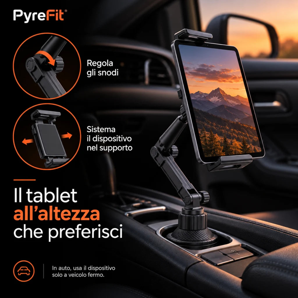Il tablet all’altezza che preferisci — Regola gli snodi