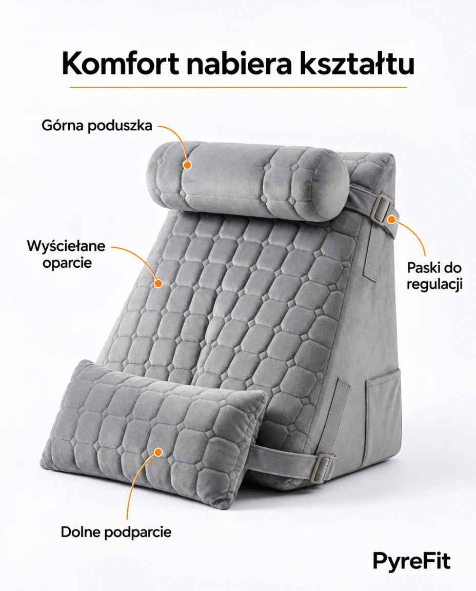 Komfort nabiera kształtu — Górna poduszka
