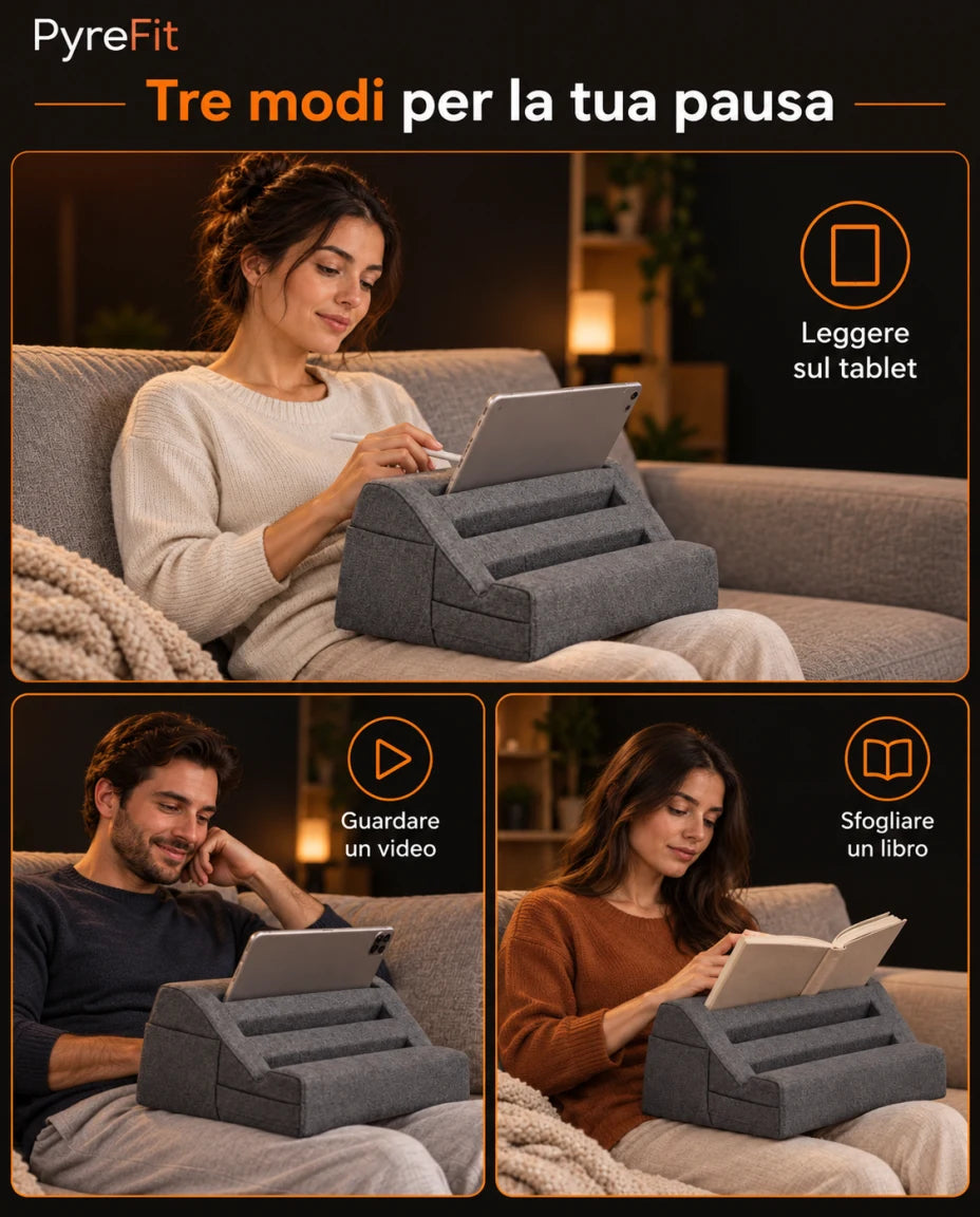 Tre modi per la tua pausa — Leggere sul tablet