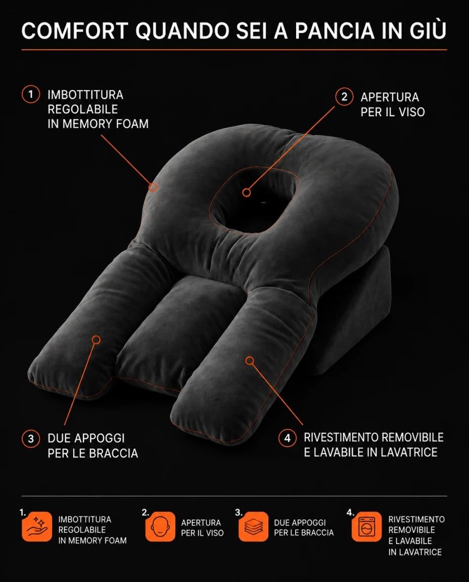 Comfort quando sei a pancia in giù