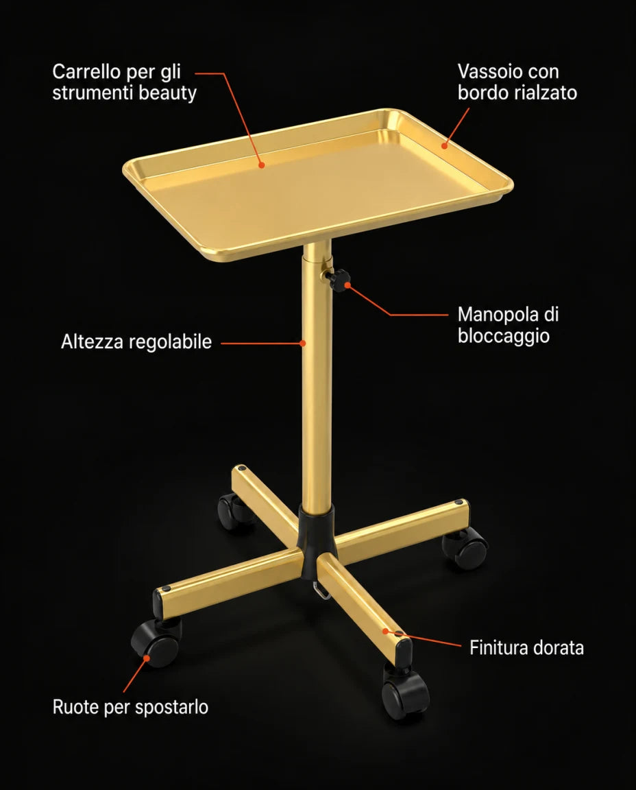 Carrello per gli strumenti beauty
