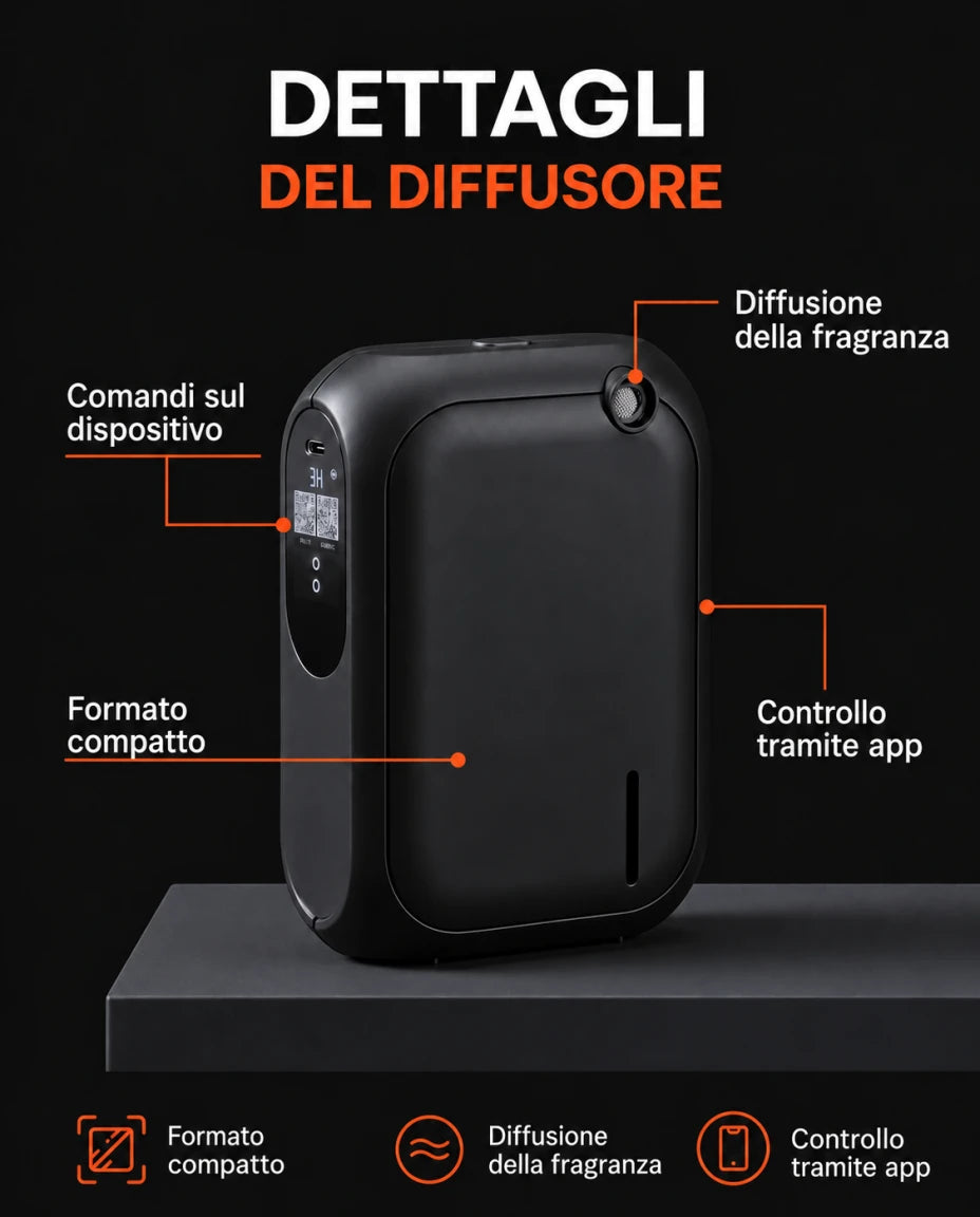 Diffusore di fragranze — Dettagli del diffusore