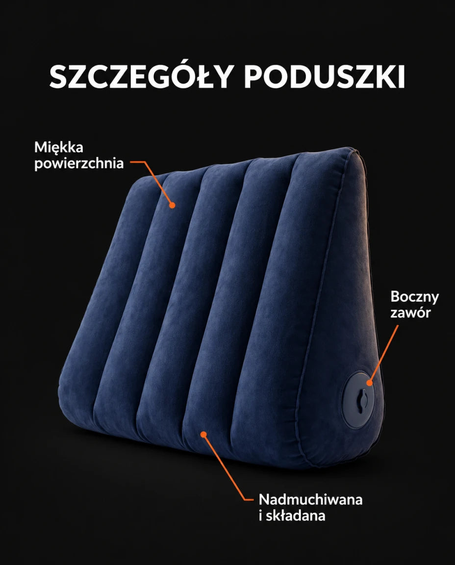 Nadmuchiwana poduszka podróżna — Szczegóły poduszki