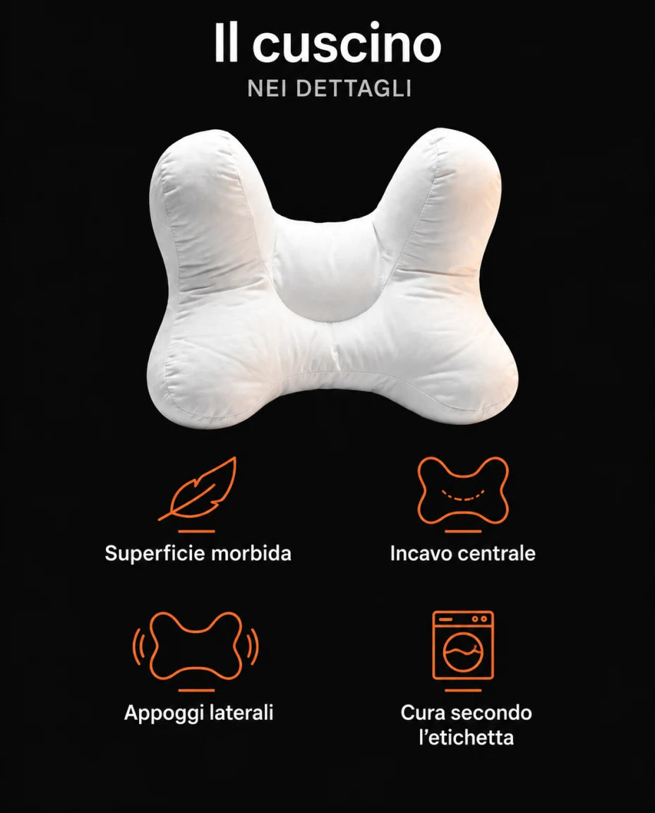 Il cuscino nei dettagli