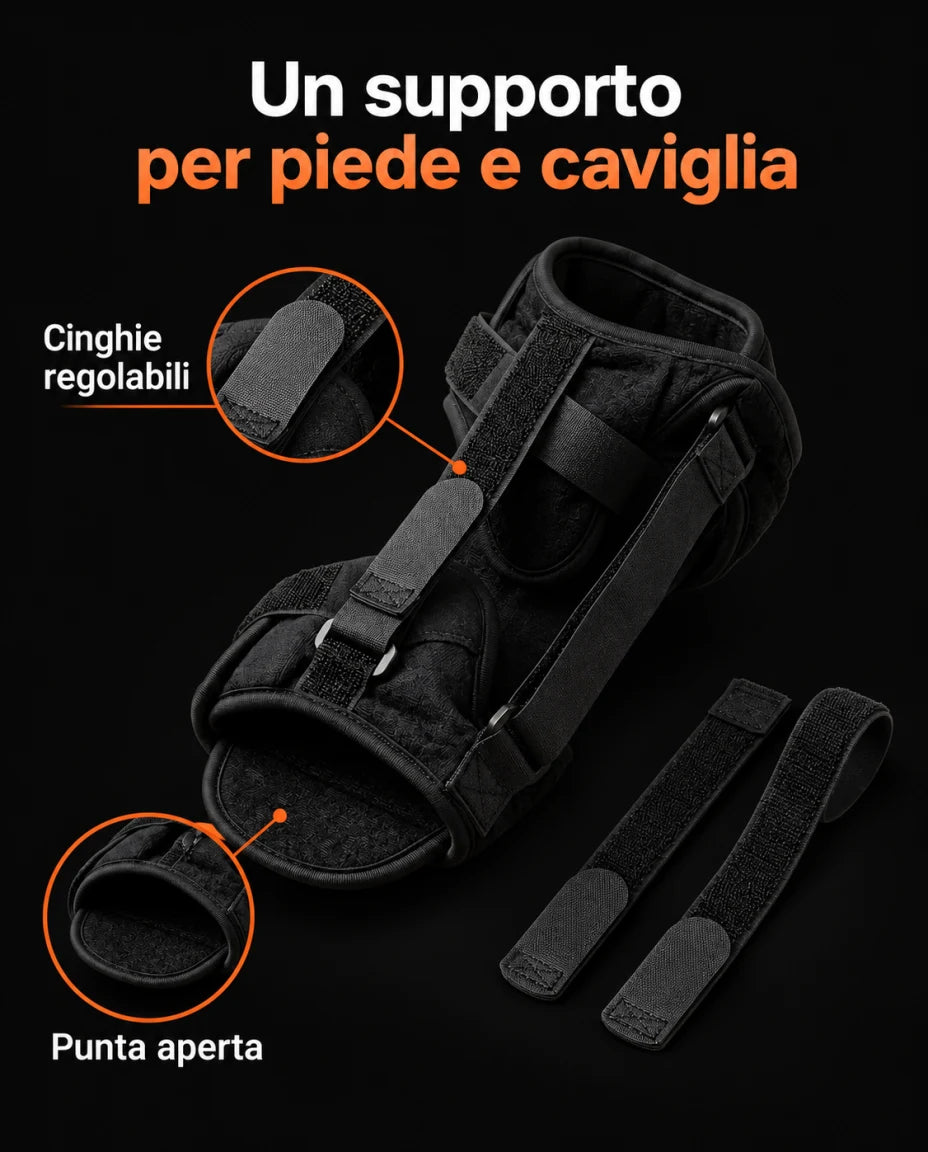 Un supporto per piede e caviglia