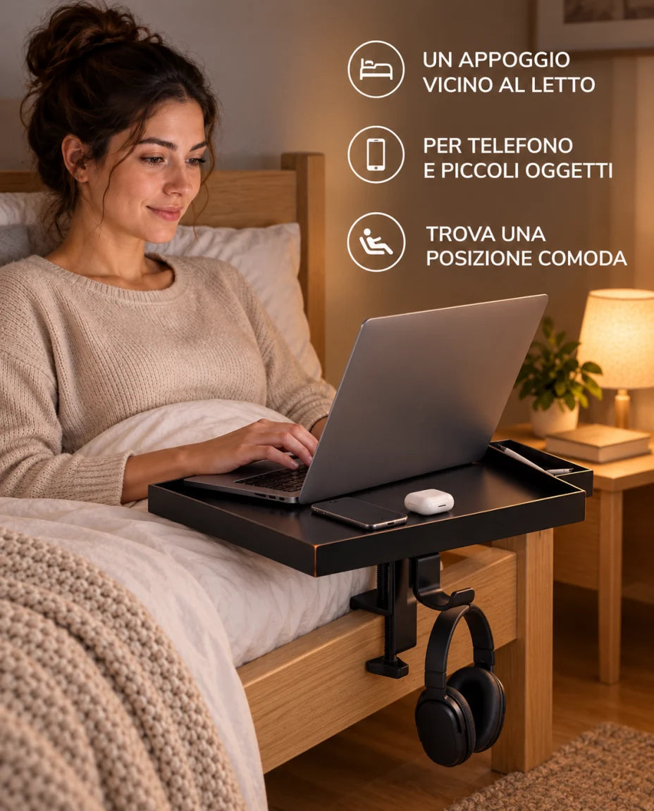 UN APPOGGIO VICINO AL LETTO