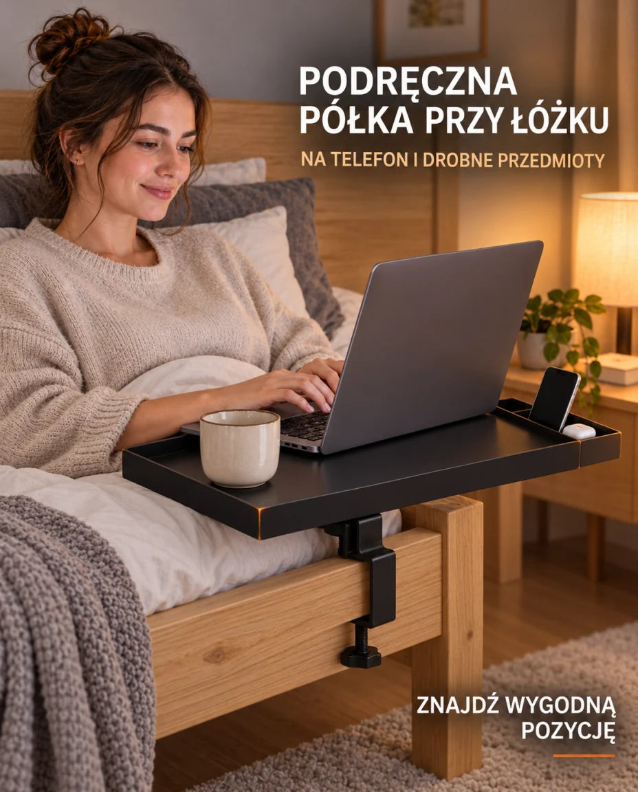PODRĘCZNA PÓŁKA PRZY ŁÓŻKU