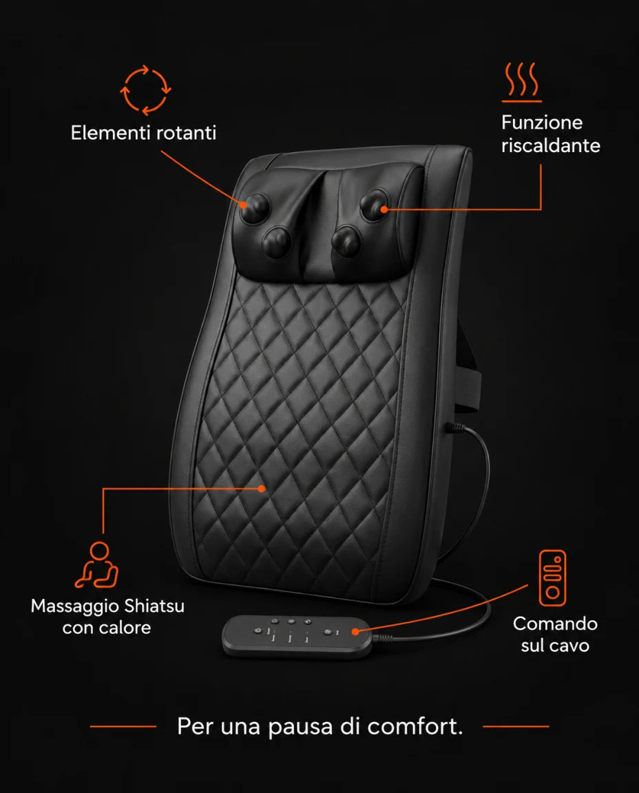 Massaggio Shiatsu con calore — Elementi rotanti